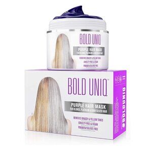 Bold Uniq Purple Hair Mask Toner Blonde Platinum Bleached Silver Gray 200mL